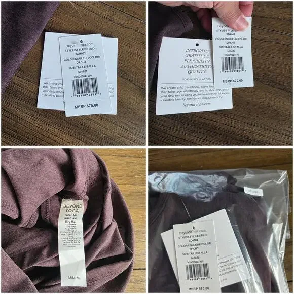 Beyond Yoga Spacedye Step Up Racerback Tank Dark Brown Women’s Size Medium NWT - Picture 9 of 9